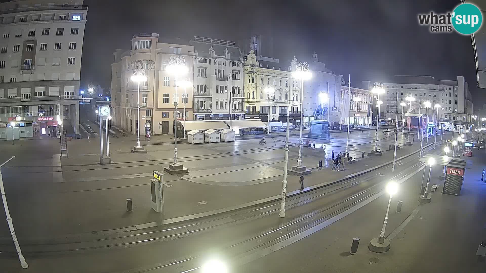 Zagreb webcam Ban Jelacica Platz | Kroatien