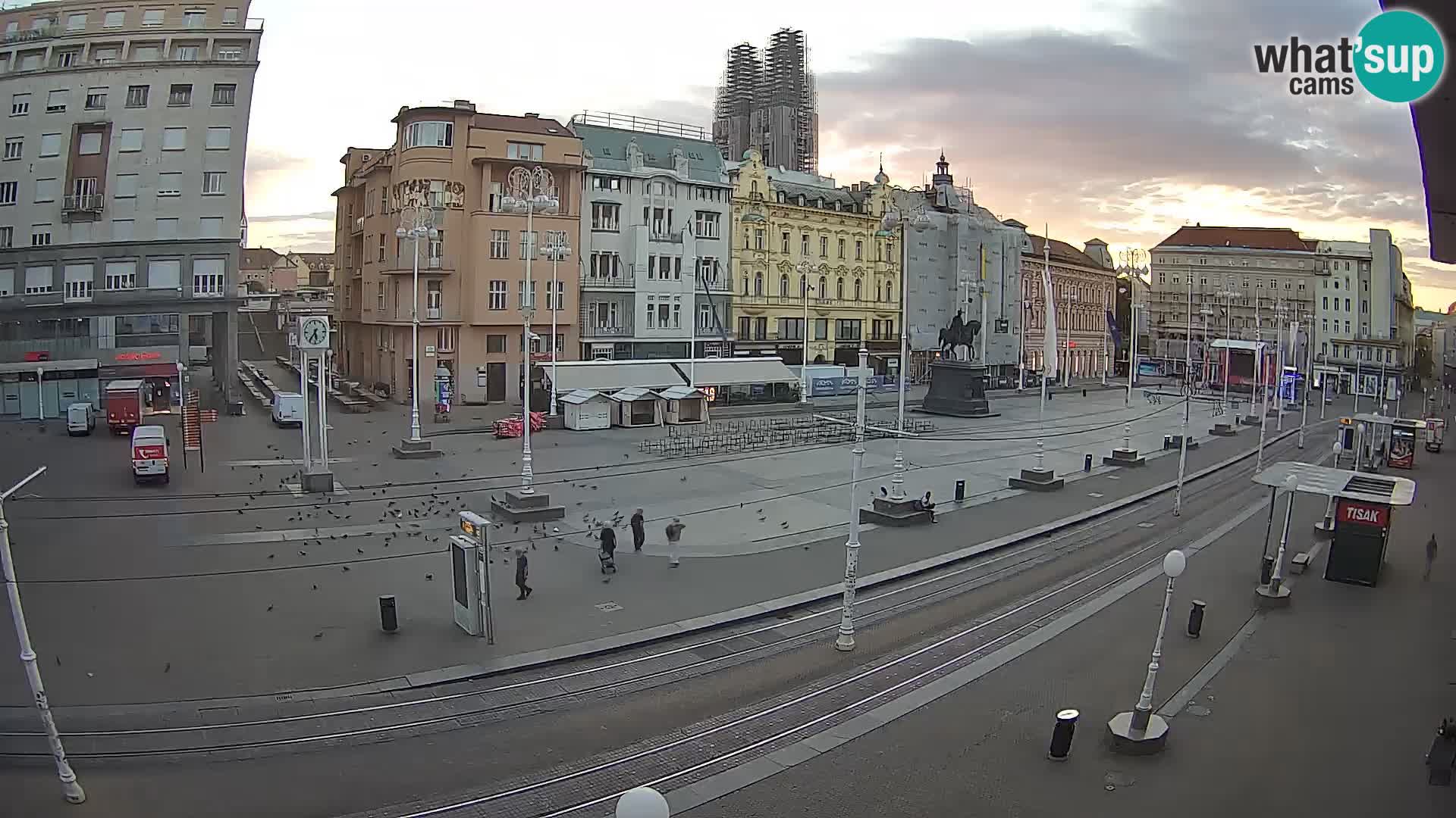 Zagreb live cam Bana Jelačića
