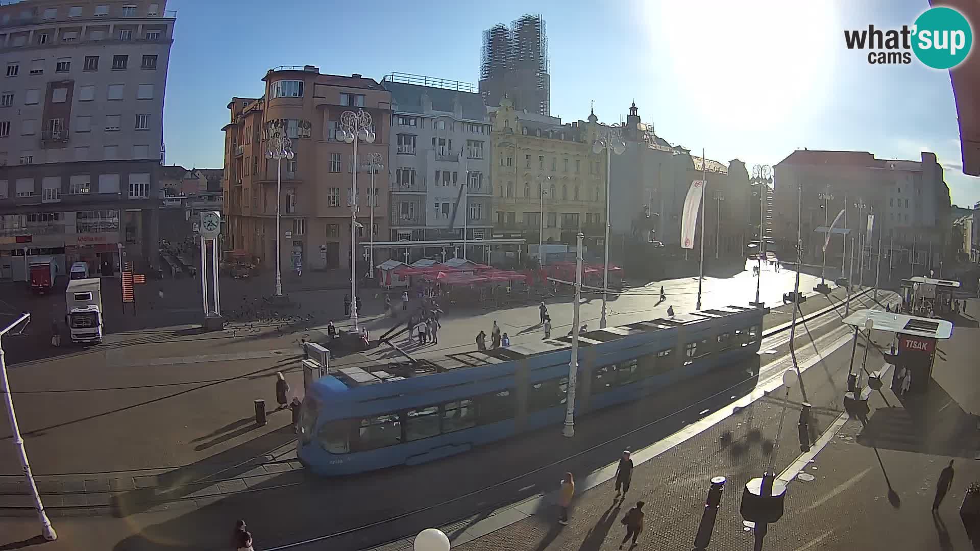Zagreb live cam Bana Jelačića