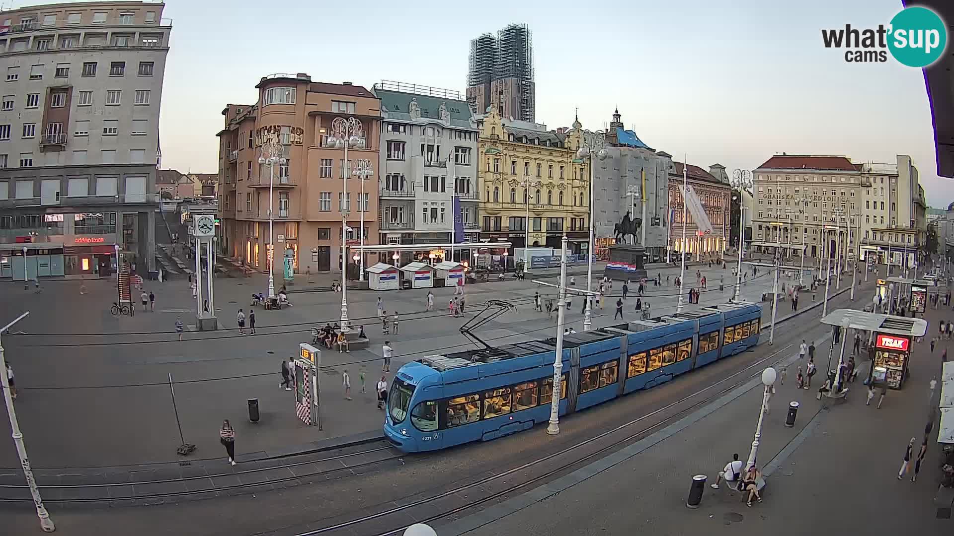 Spletna kamera Zagreb Ban Jelačić