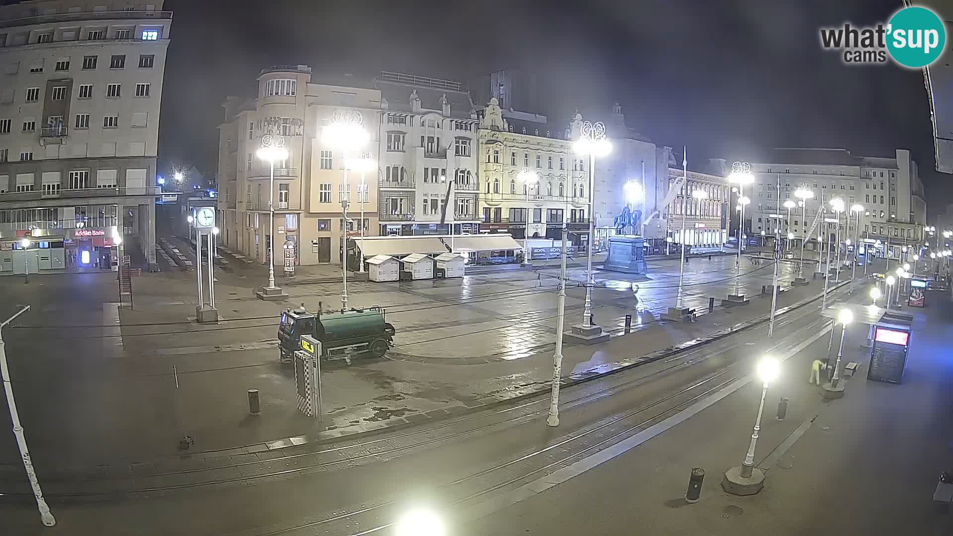 Webcam Zagabria Ban Jelacic piazza | Croazia