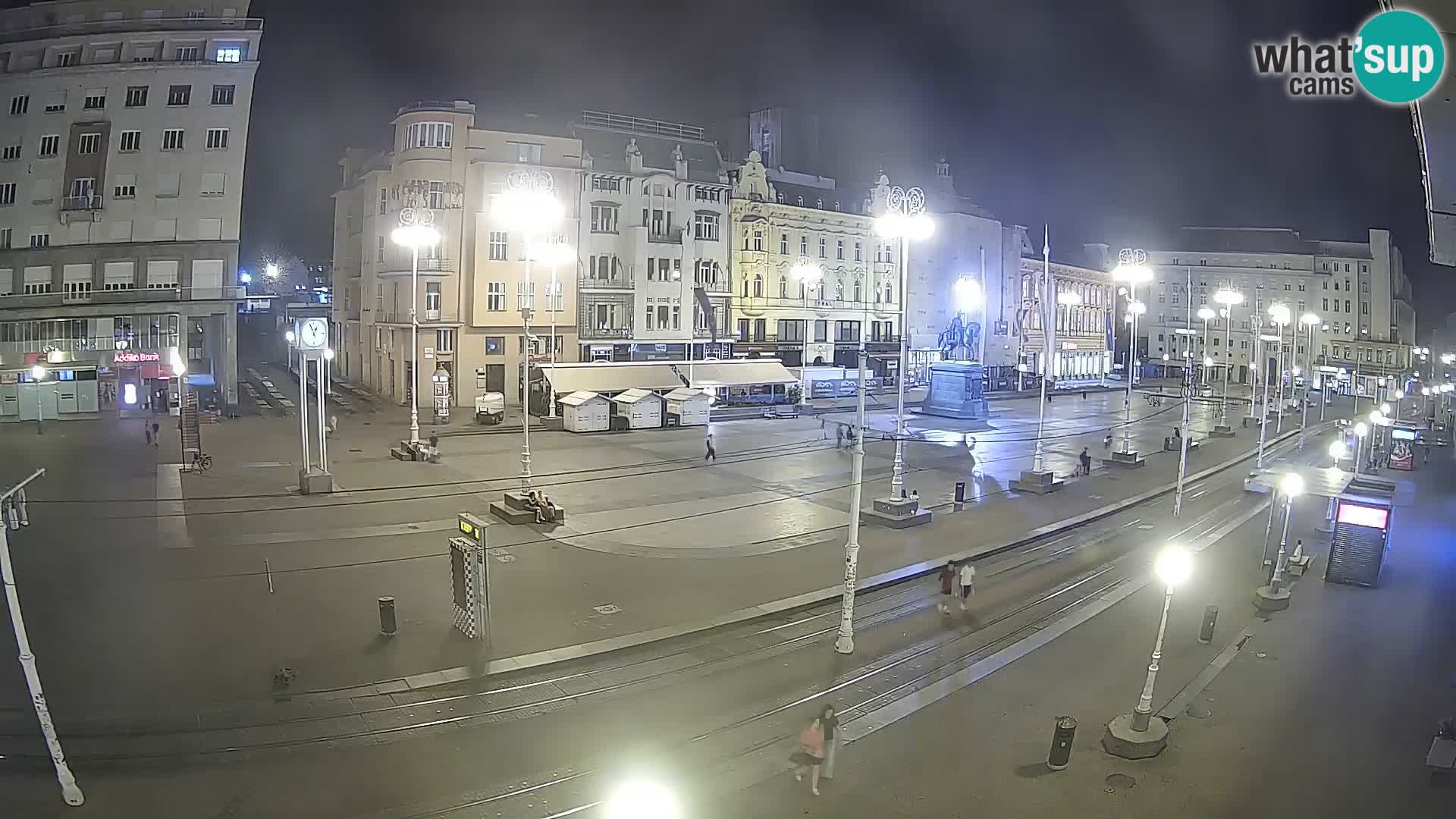 Zagreb webcam Ban Jelacica Platz | Kroatien