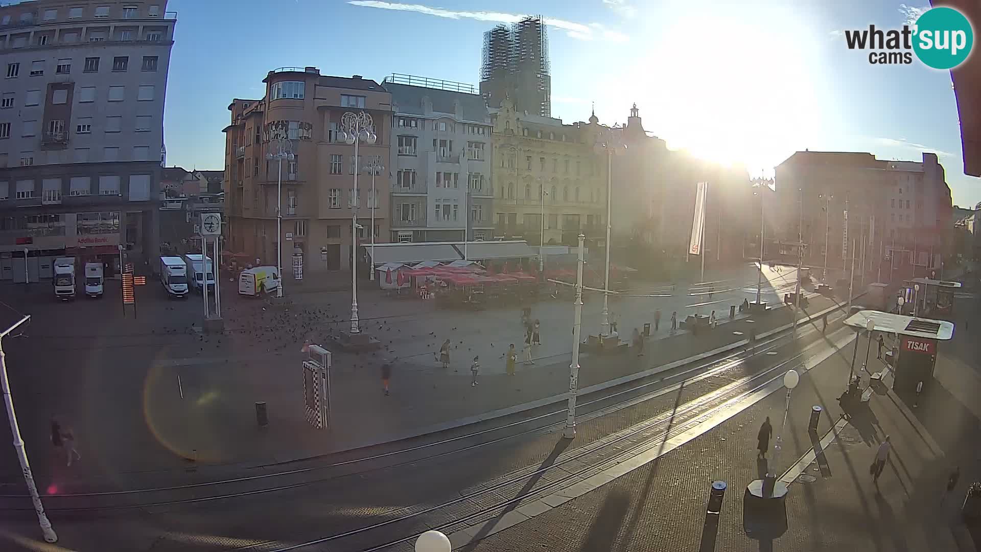 Zagreb live cam Bana Jelačića