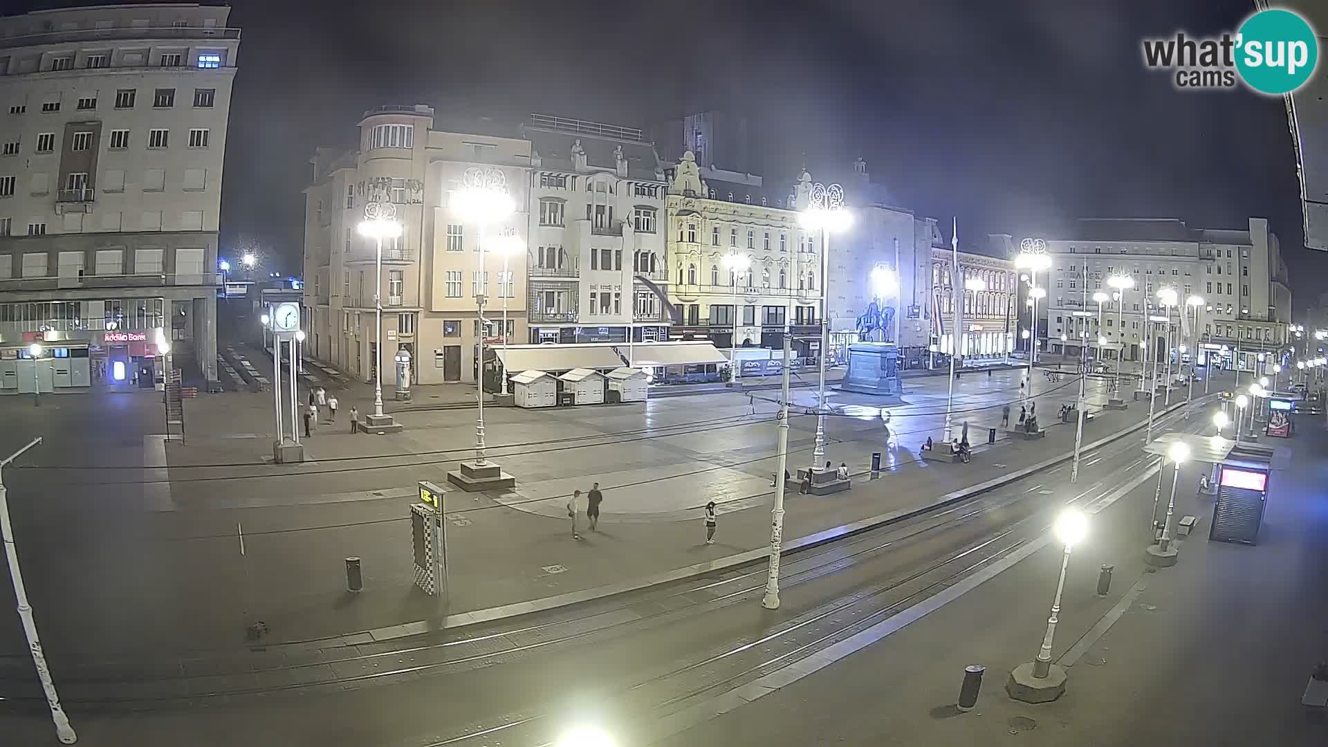 Webcam Zagreb Bana Jelačića square | Croatia