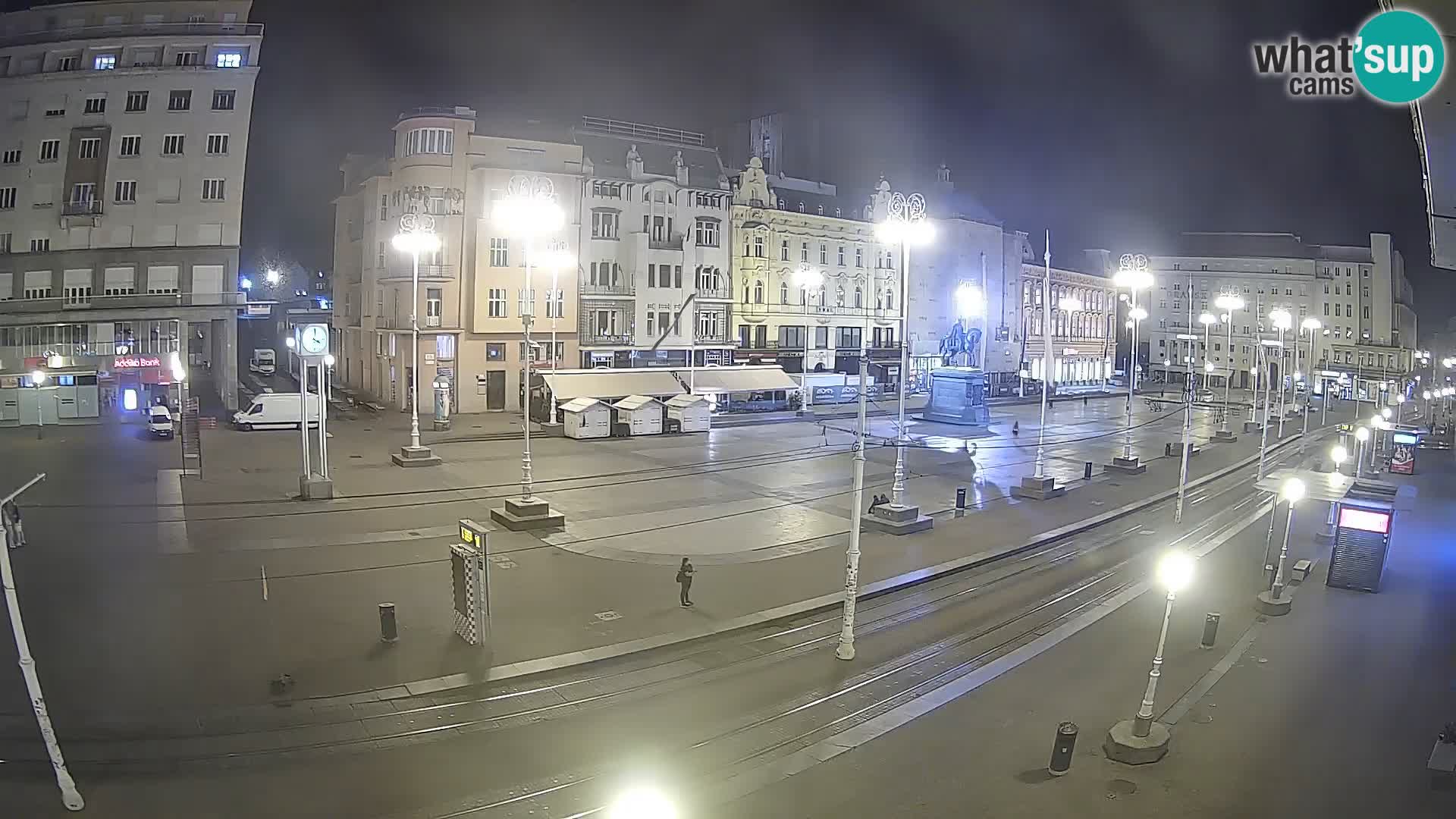 Webcam Zagreb Bana Jelačića square | Croatia