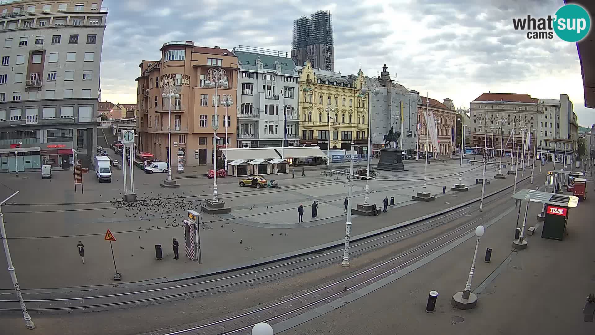Webcam Zagreb Bana Jelačića square | Croatia