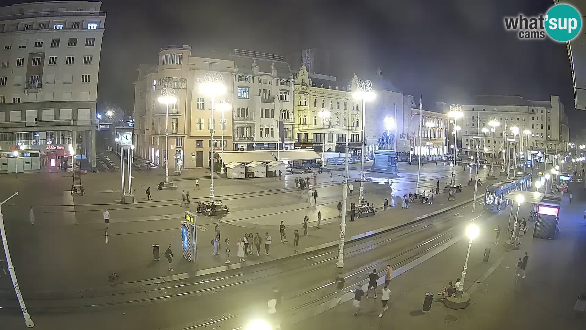 Live Cam Zagreb Ban Jelačić place | Croatie