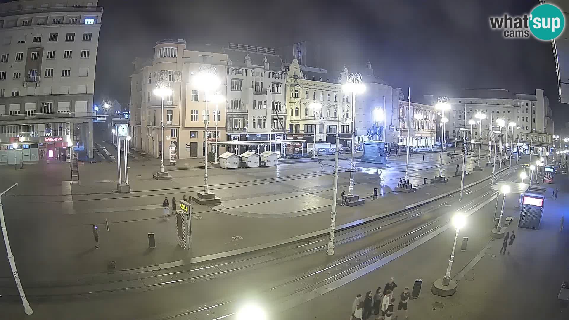 Live Cam Zagreb Ban Jelačić place | Croatie