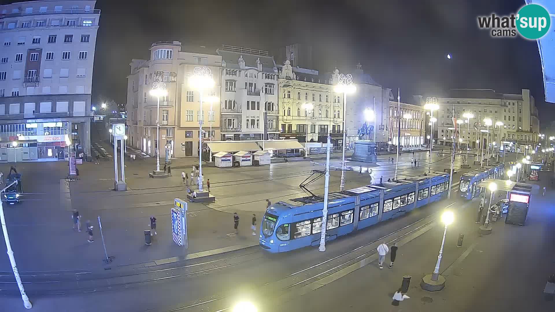 Zagreb webcam Ban Jelacica Platz | Kroatien