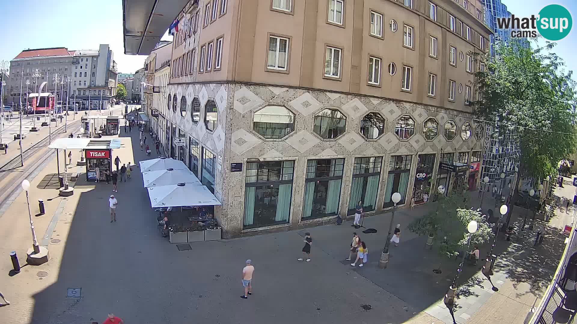 Webcam Zagreb Bana Jelačića square | Croatia
