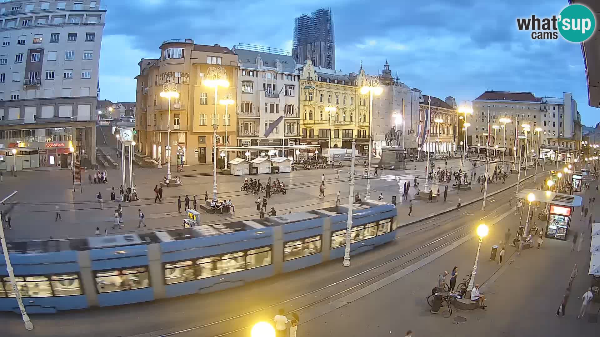 Webcam Zagreb Bana Jelačića square | Croatia