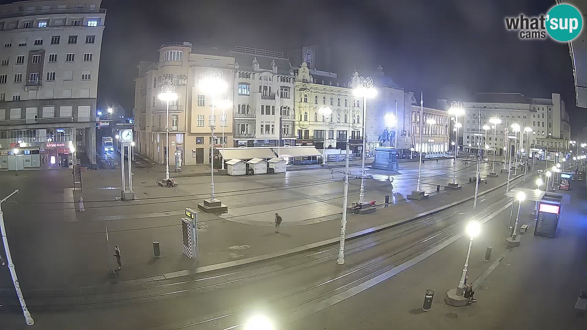 Webcam Zagabria Ban Jelacic piazza | Croazia