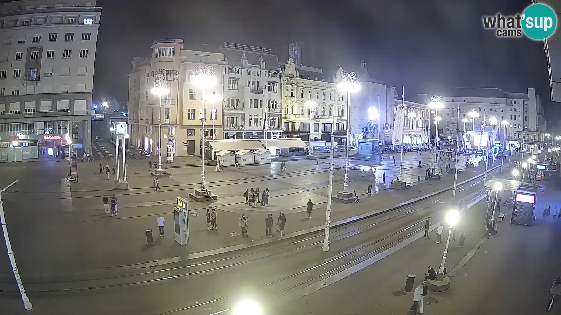 Live Cam Zagreb Ban Jelačić place | Croatie