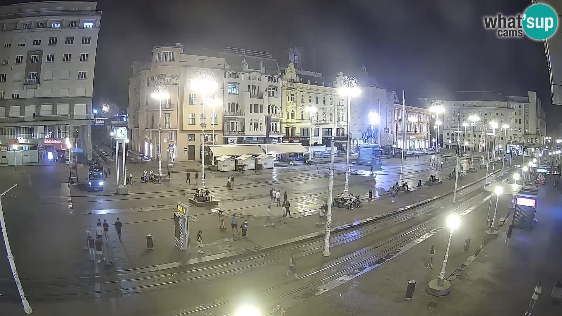 Zagreb webcam Ban Jelacica Platz | Kroatien