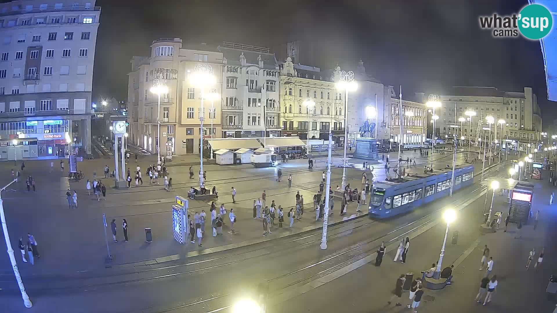 Webcam Zagreb Bana Jelačića square | Croatia