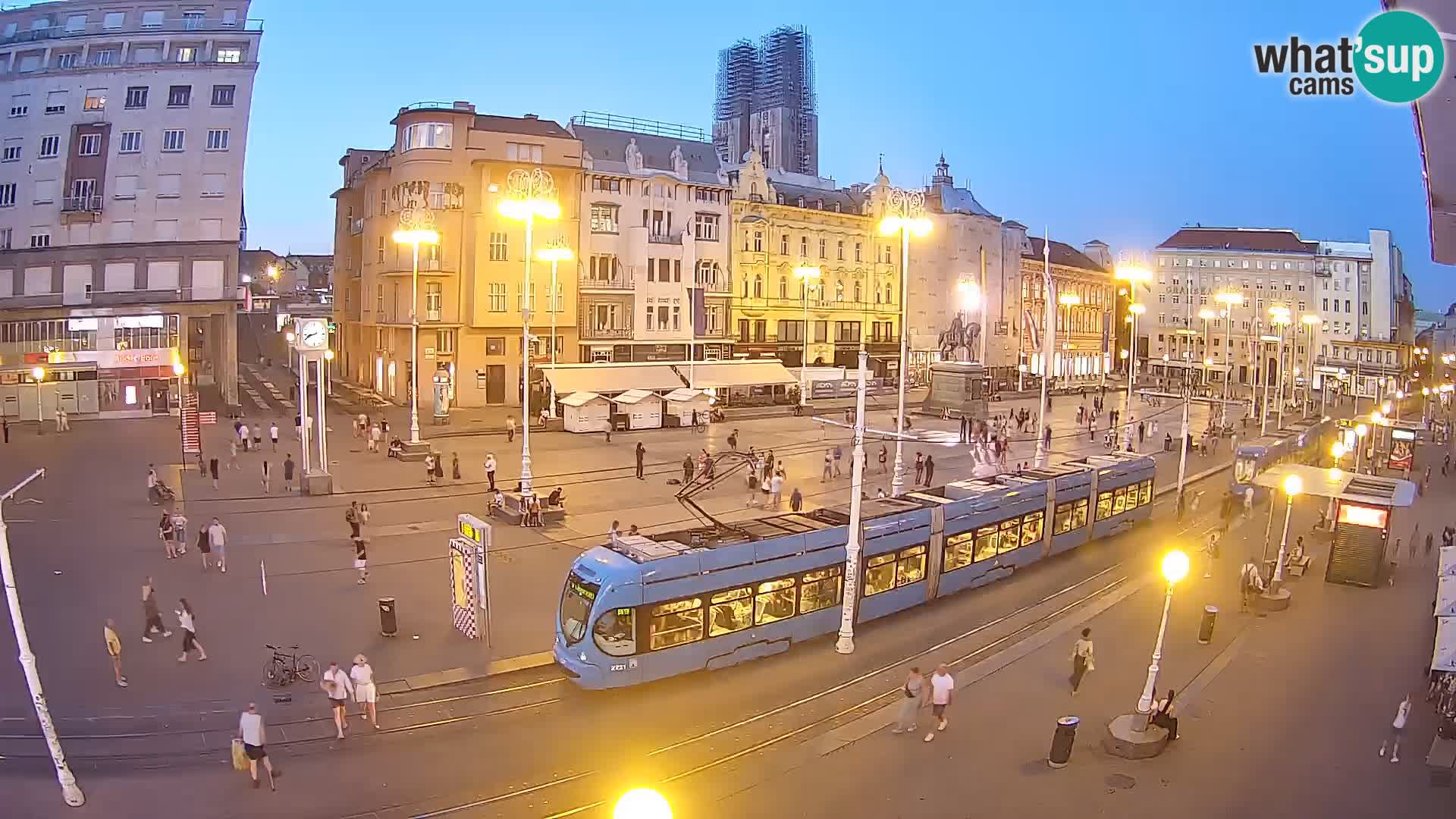 Spletna kamera Zagreb Ban Jelačić