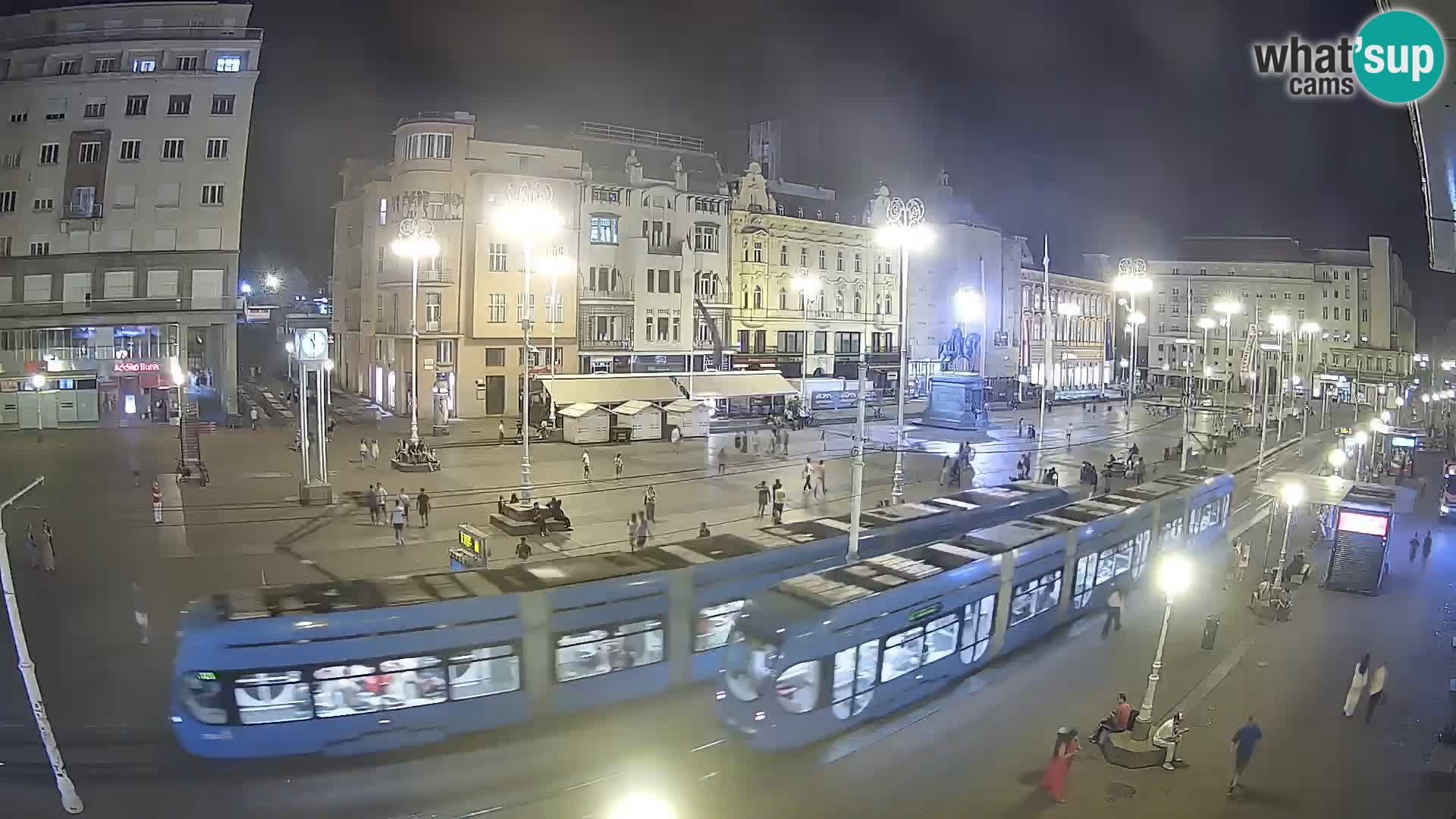 Webcam Zagabria Ban Jelacic piazza | Croazia