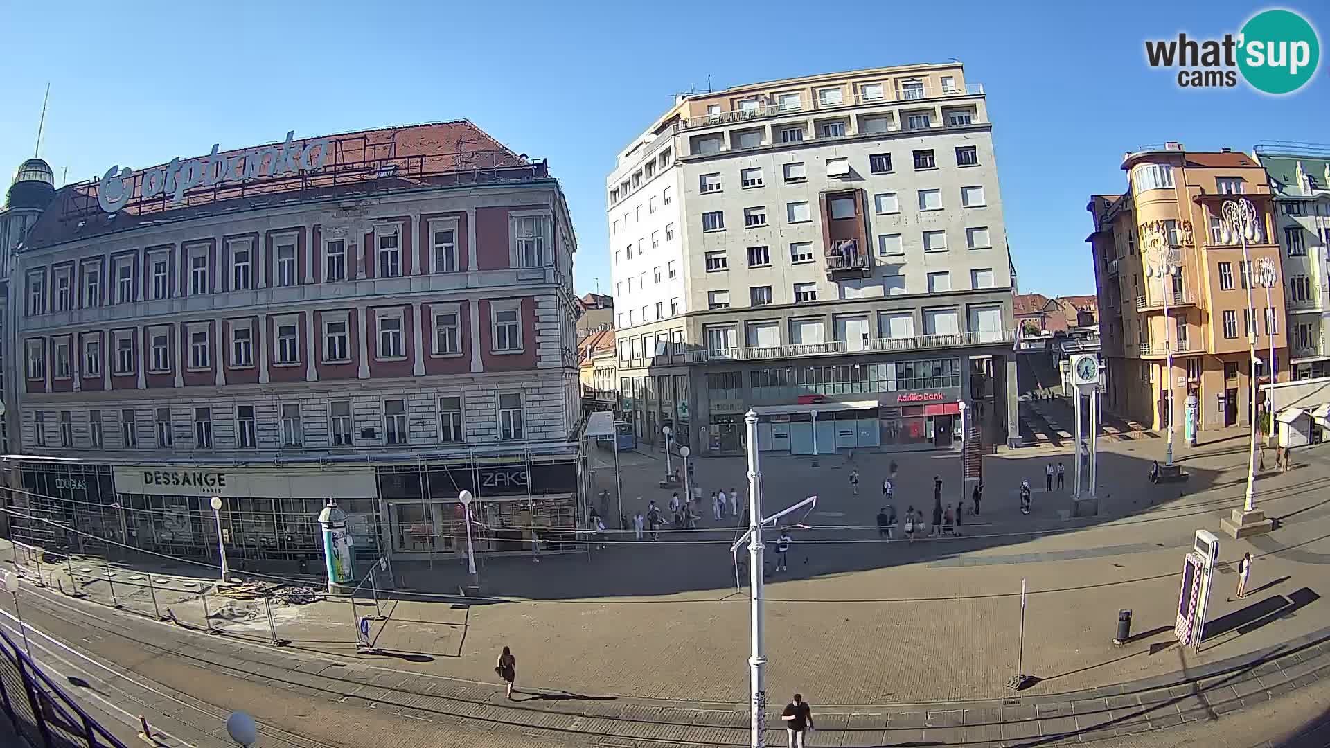 Zagreb live cam Bana Jelačića