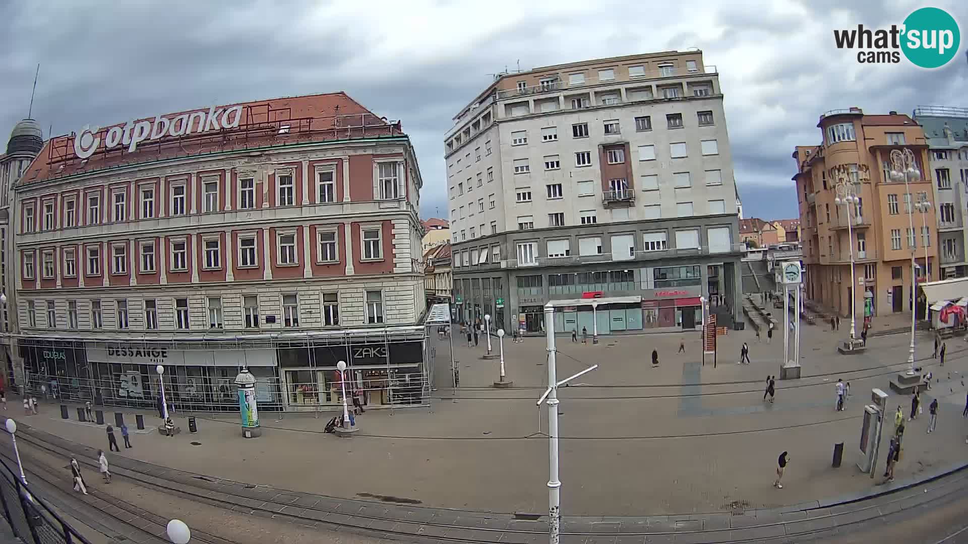 Live Cam Zagreb Ban Jelačić place | Croatie