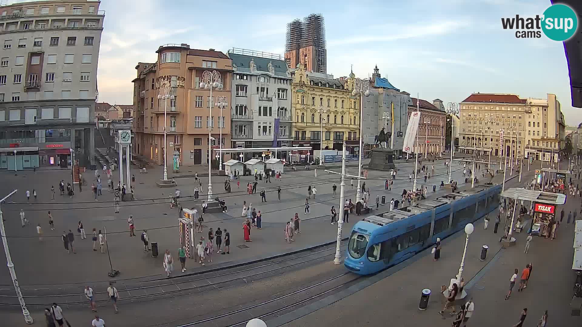 Live Cam Zagreb Ban Jelačić place | Croatie