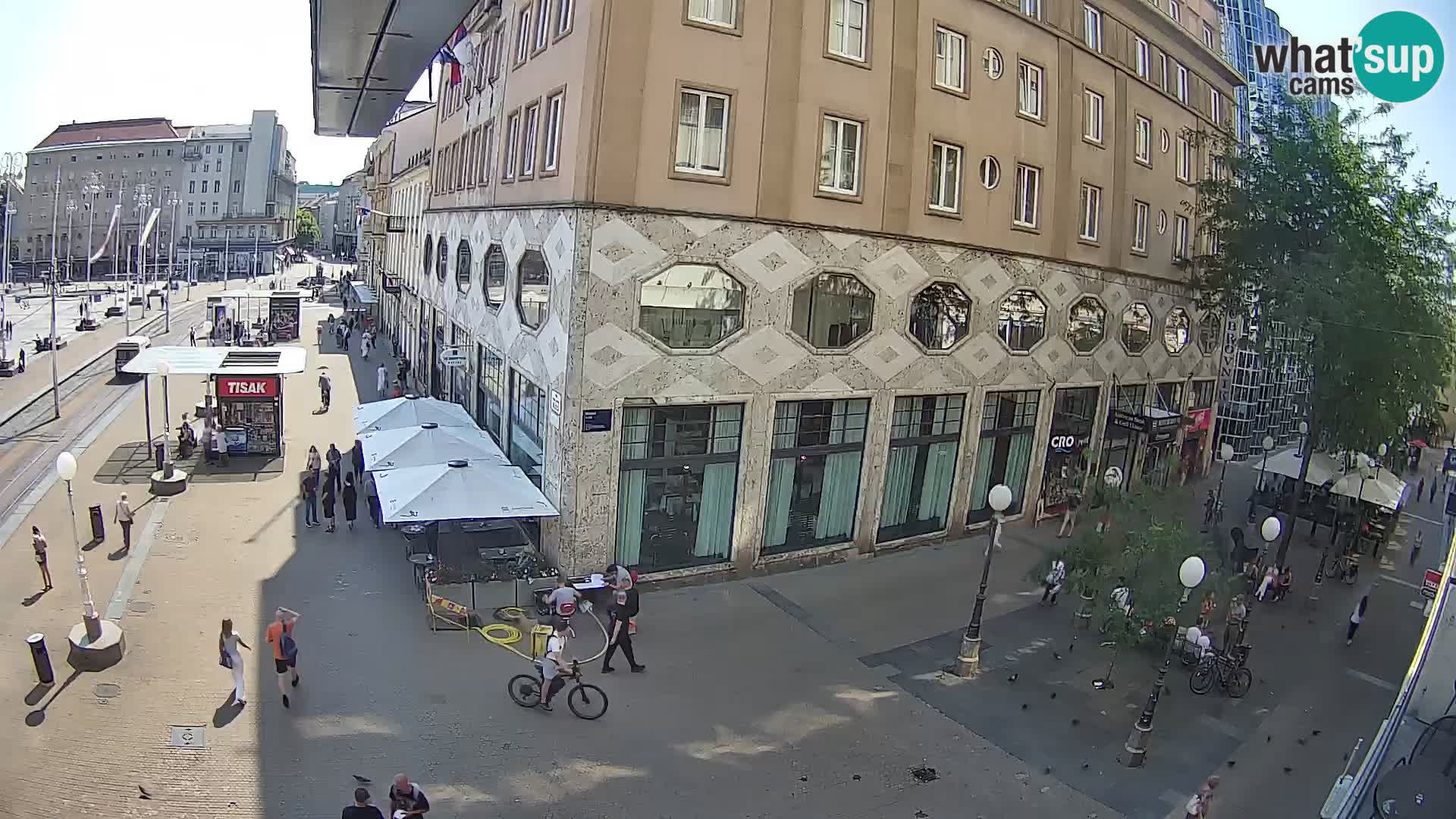 Live Cam Zagreb Ban Jelačić place | Croatie