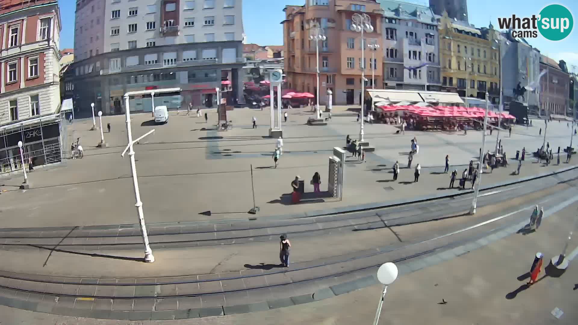 Live Cam Zagreb Ban Jelačić place | Croatie