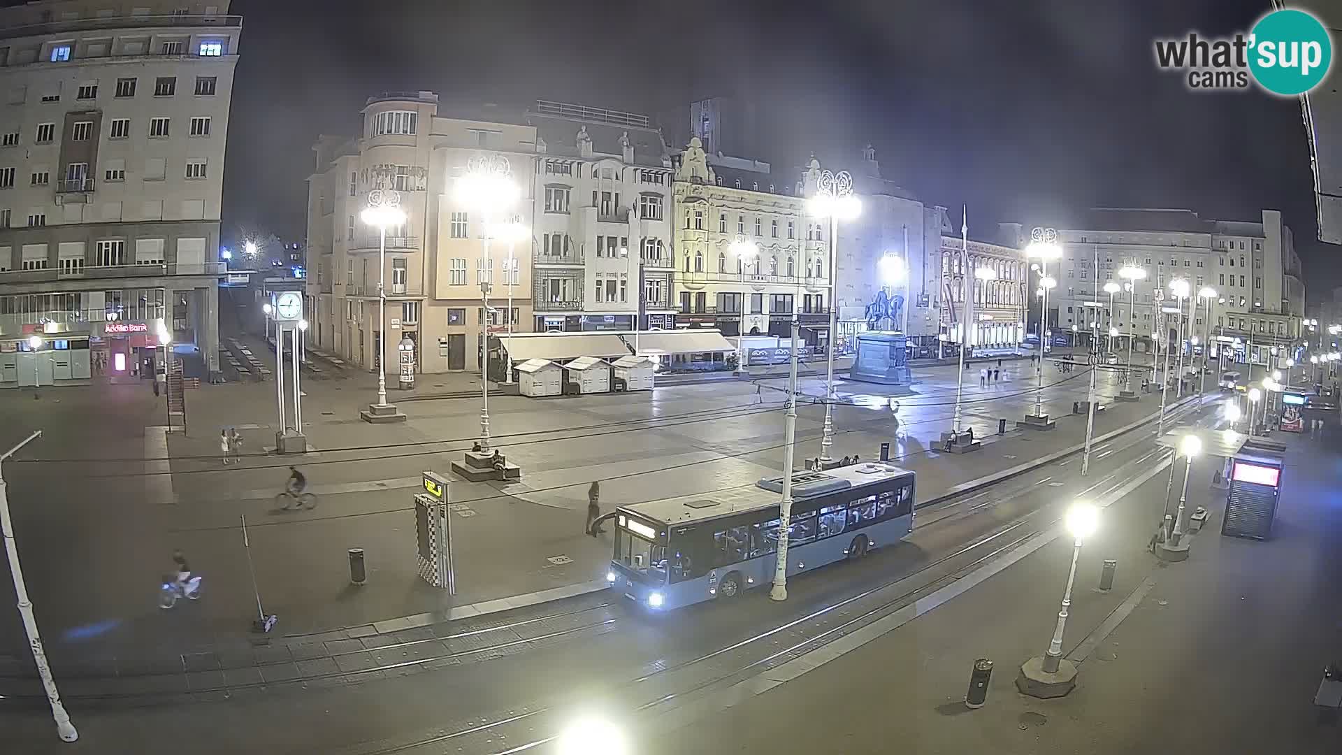 Webcam Zagreb Bana Jelačića square | Croatia