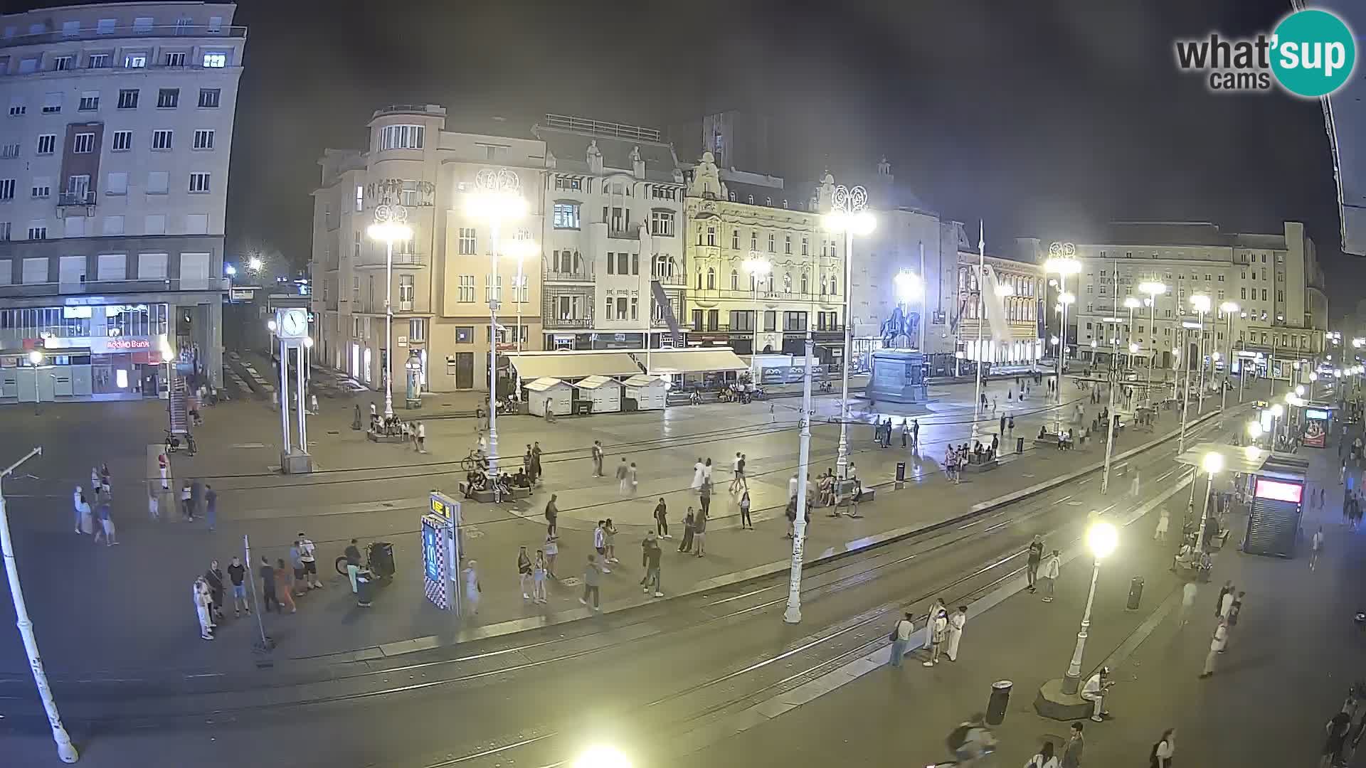 Webcam Zagabria Ban Jelacic piazza | Croazia