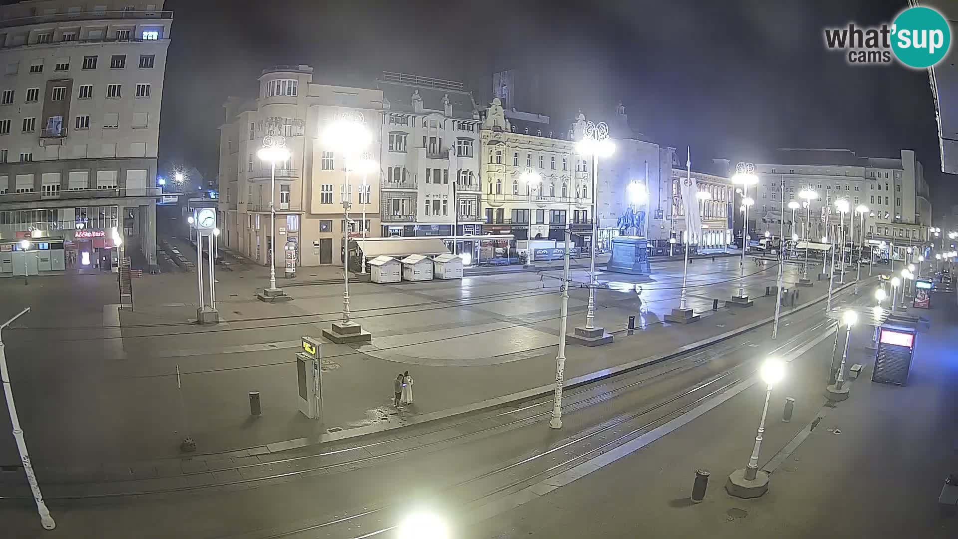 Webcam Zagabria Ban Jelacic piazza | Croazia