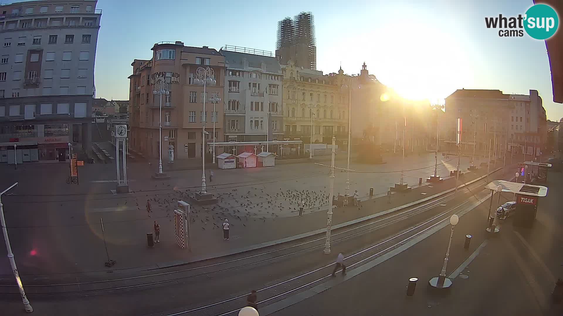 Zagreb live cam Bana Jelačića