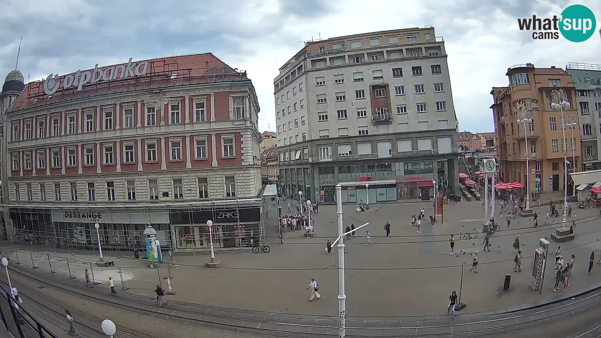 Live Cam Zagreb Ban Jelačić place | Croatie