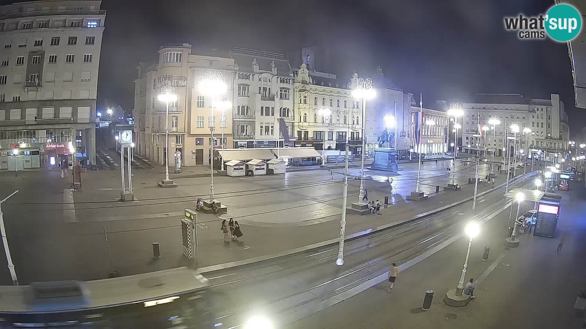 Zagreb webcam Ban Jelacica Platz | Kroatien