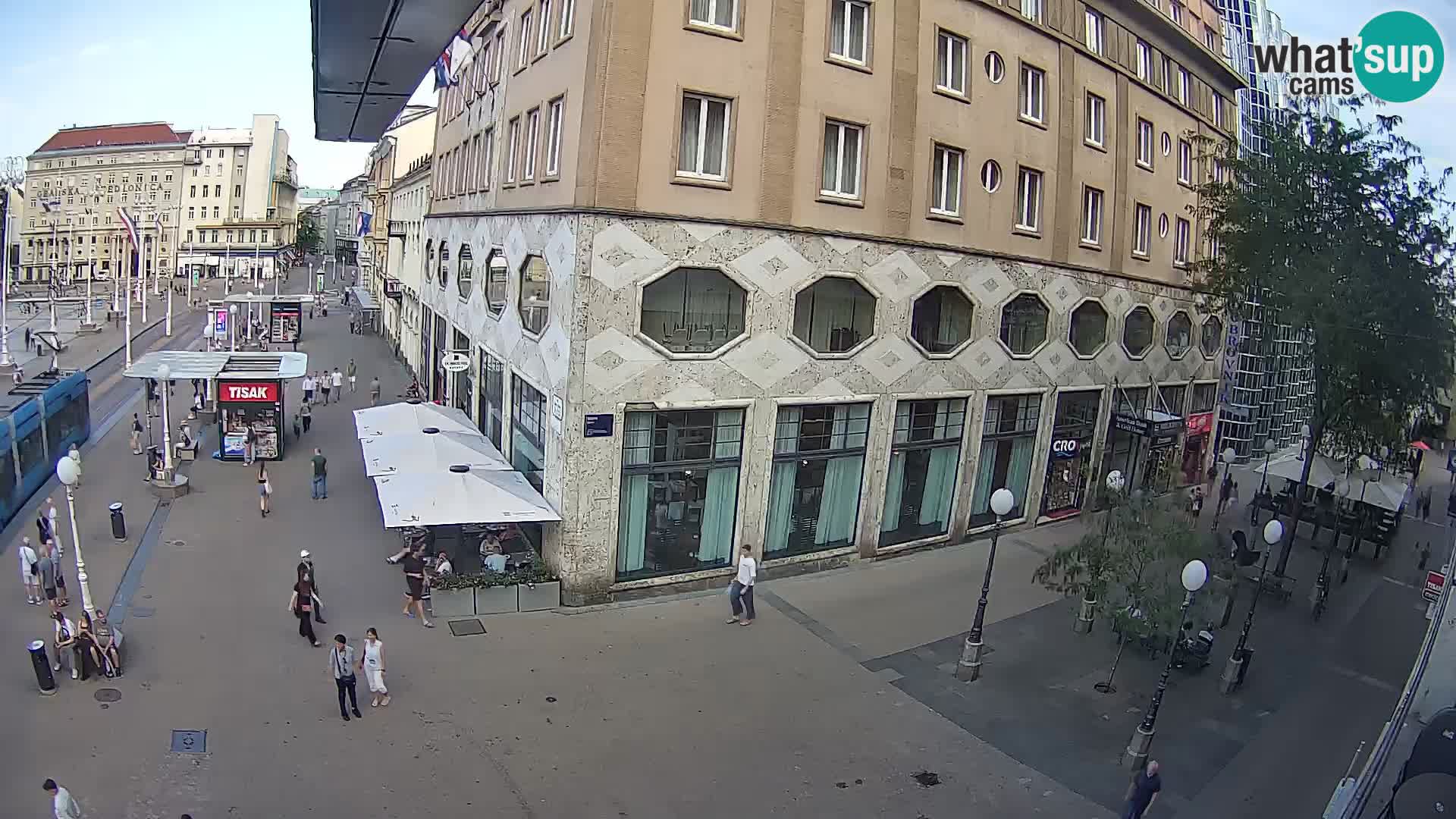 Zagreb webcam Ban Jelacica Platz | Kroatien
