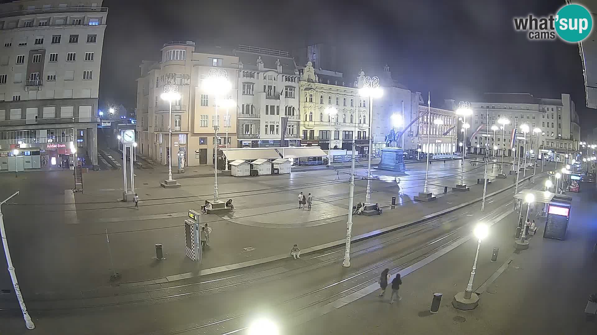 Live Cam Zagreb Ban Jelačić place | Croatie