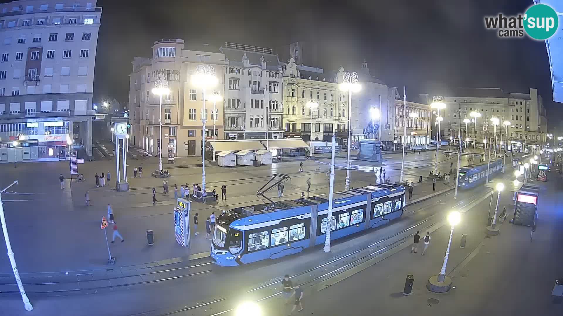 Webcam Zagreb Bana Jelačića square | Croatia