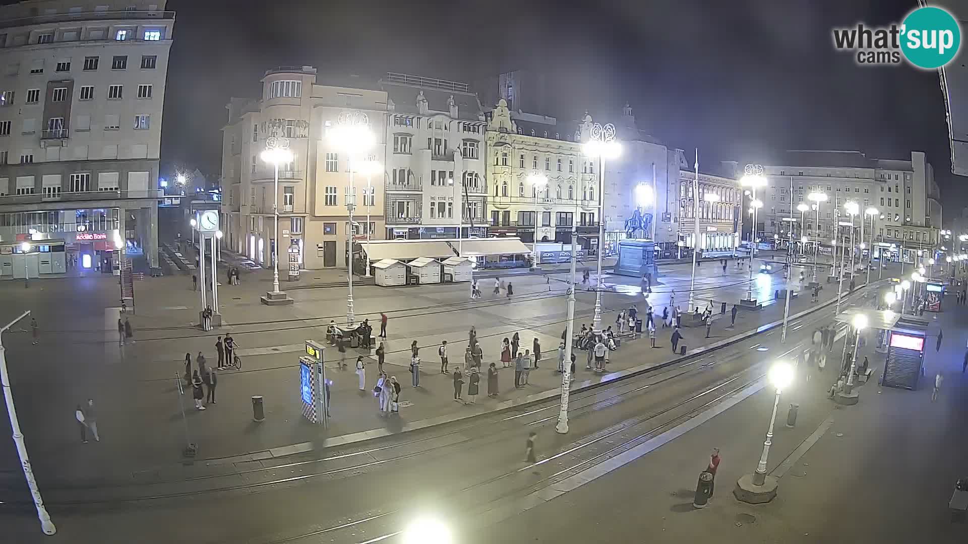 Webcam Zagreb Bana Jelačića square | Croatia