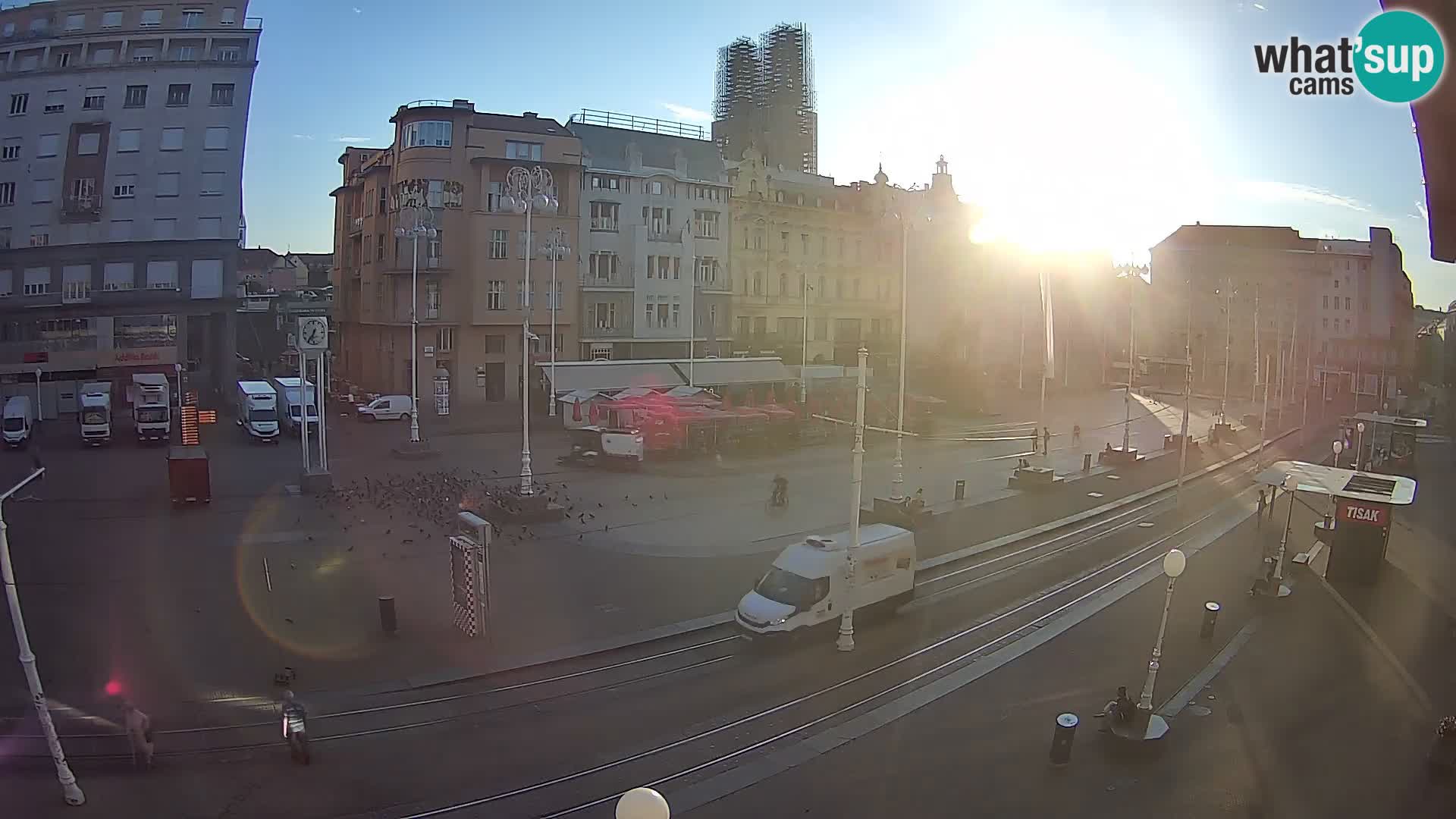 Spletna kamera Zagreb Ban Jelačić