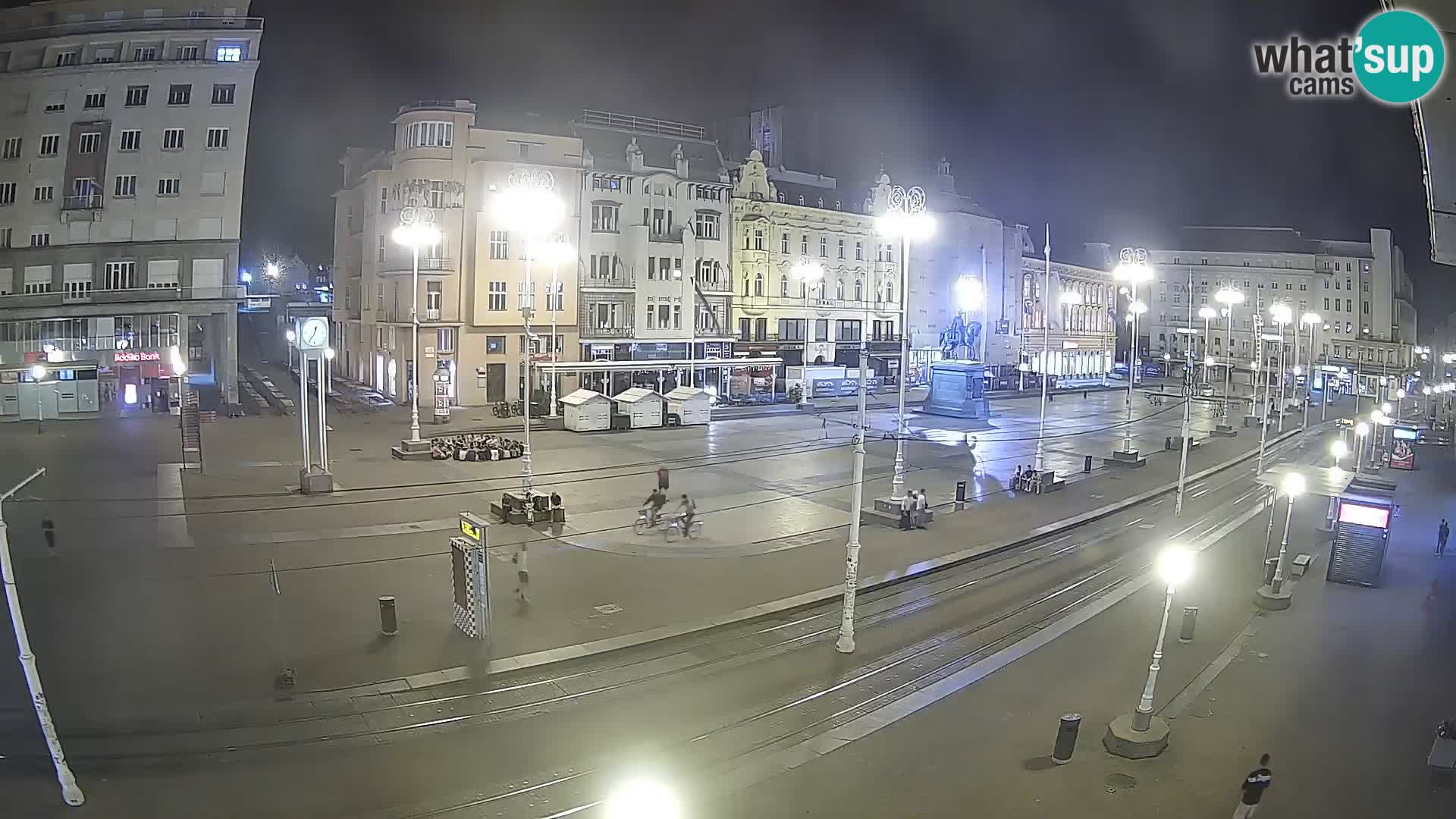 Zagreb webcam Ban Jelacica Platz | Kroatien