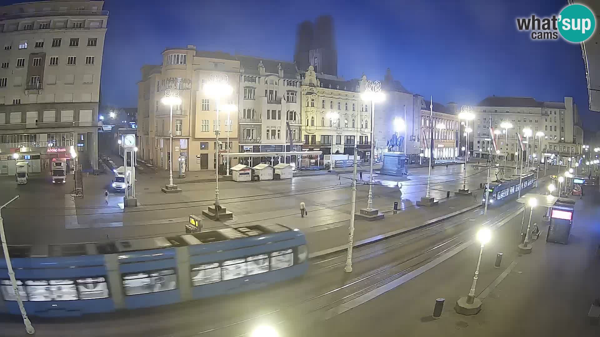 Webcam Zagabria Ban Jelacic piazza | Croazia