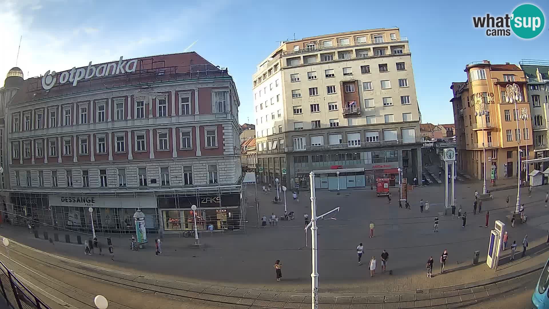 Live Cam Zagreb Ban Jelačić place | Croatie