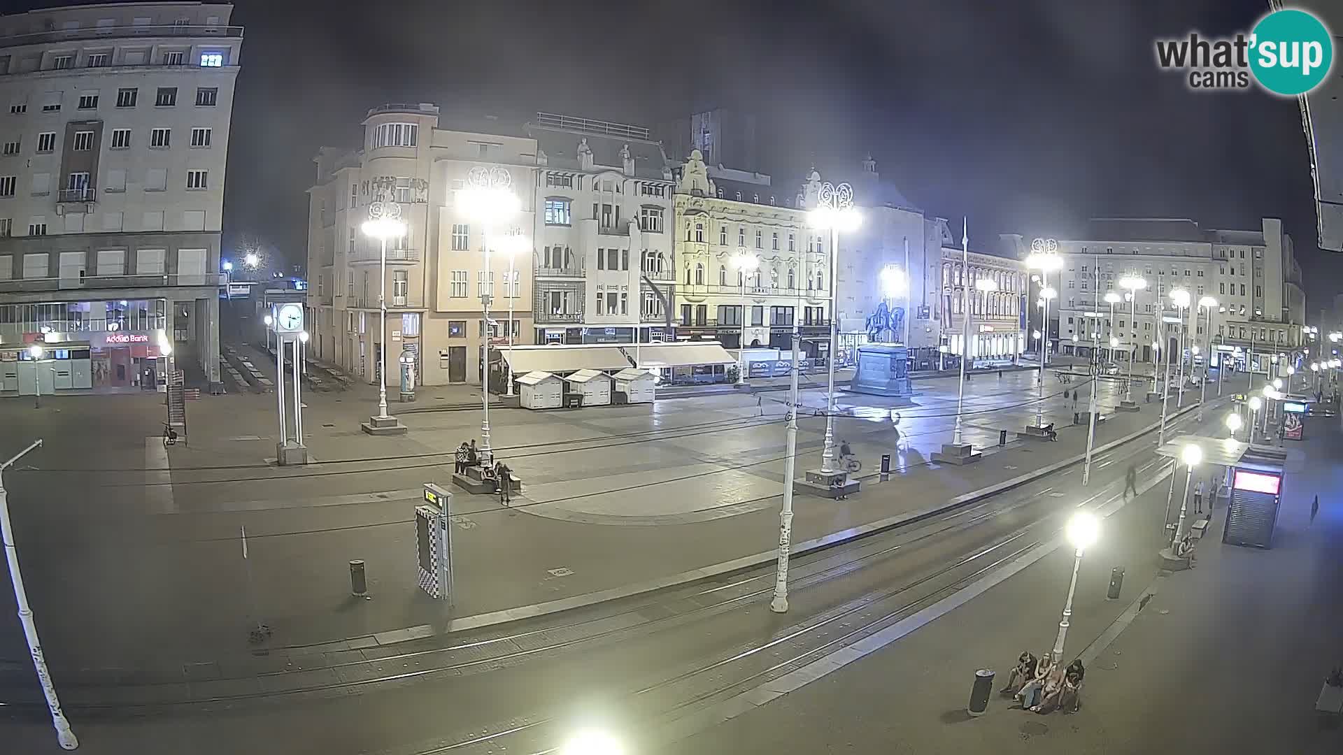 Live Cam Zagreb Ban Jelačić place | Croatie