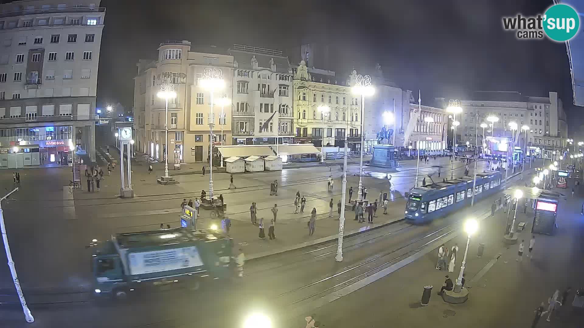 Zagreb webcam Ban Jelacica Platz | Kroatien