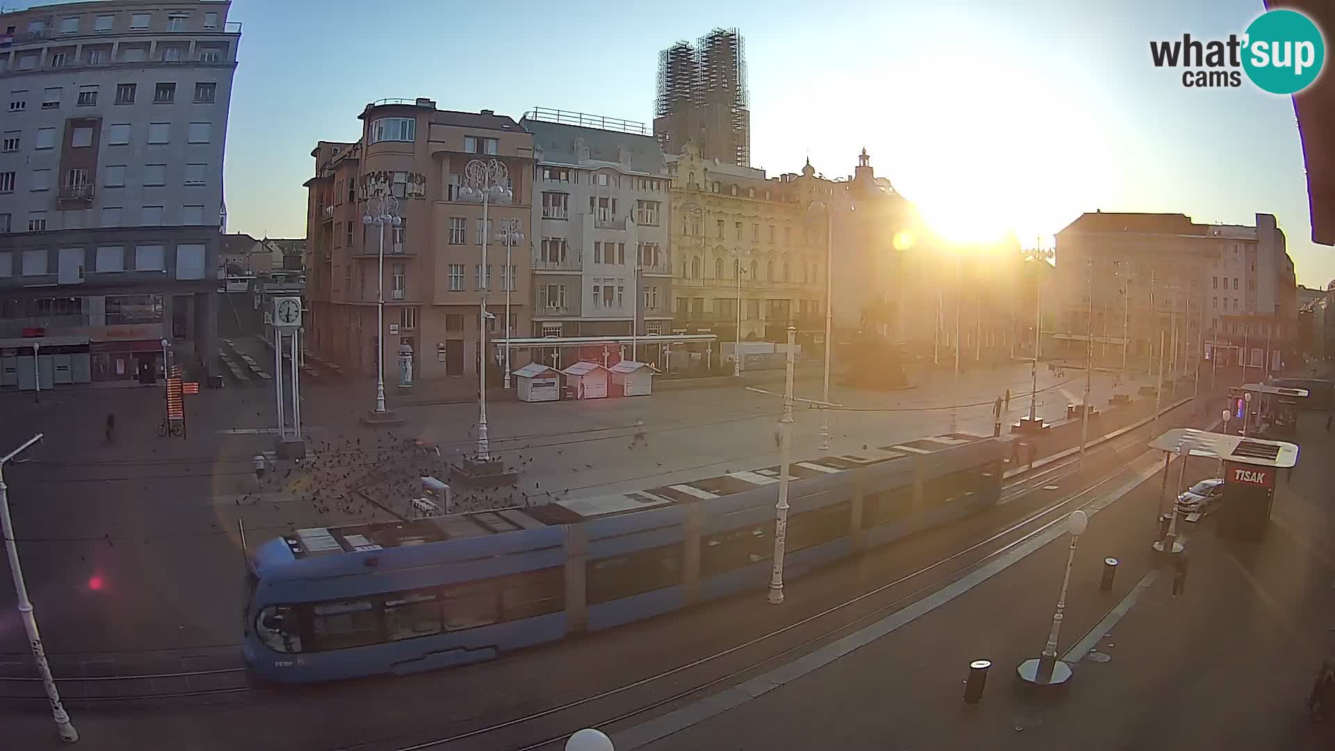 Webcam Zagabria Ban Jelacic piazza | Croazia
