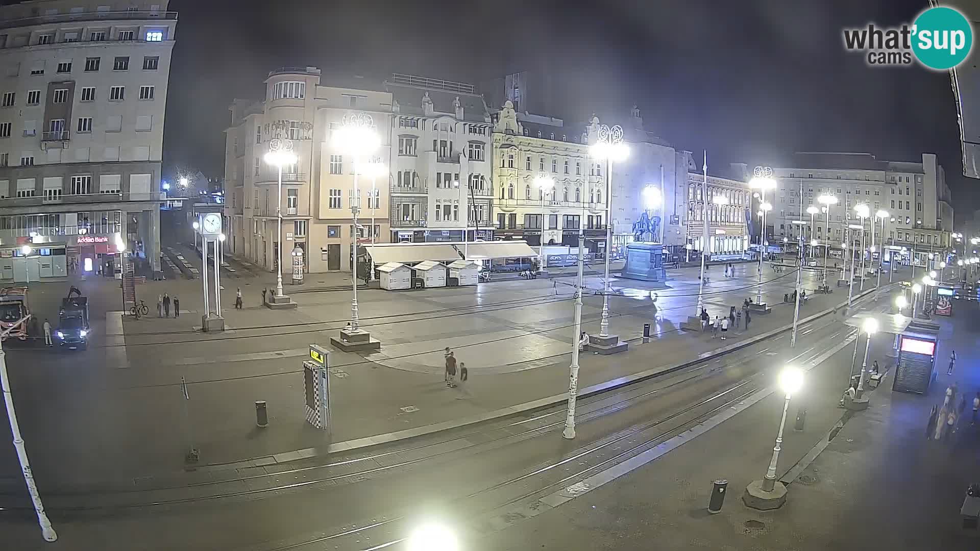 Live Cam Zagreb Ban Jelačić place | Croatie