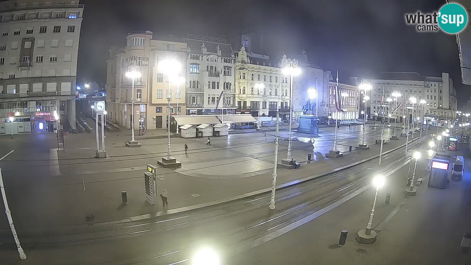 Webcam Zagabria Ban Jelacic piazza | Croazia