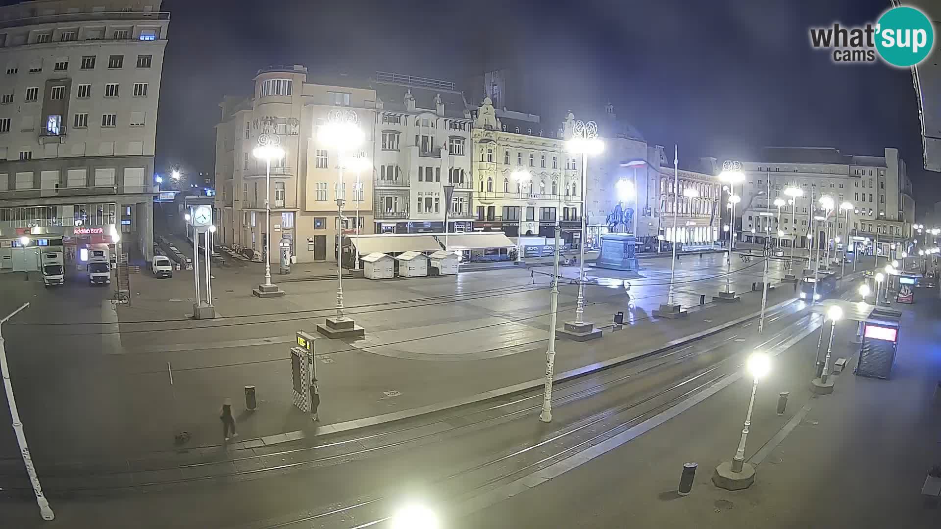 Webcam Zagreb Bana Jelačića square | Croatia