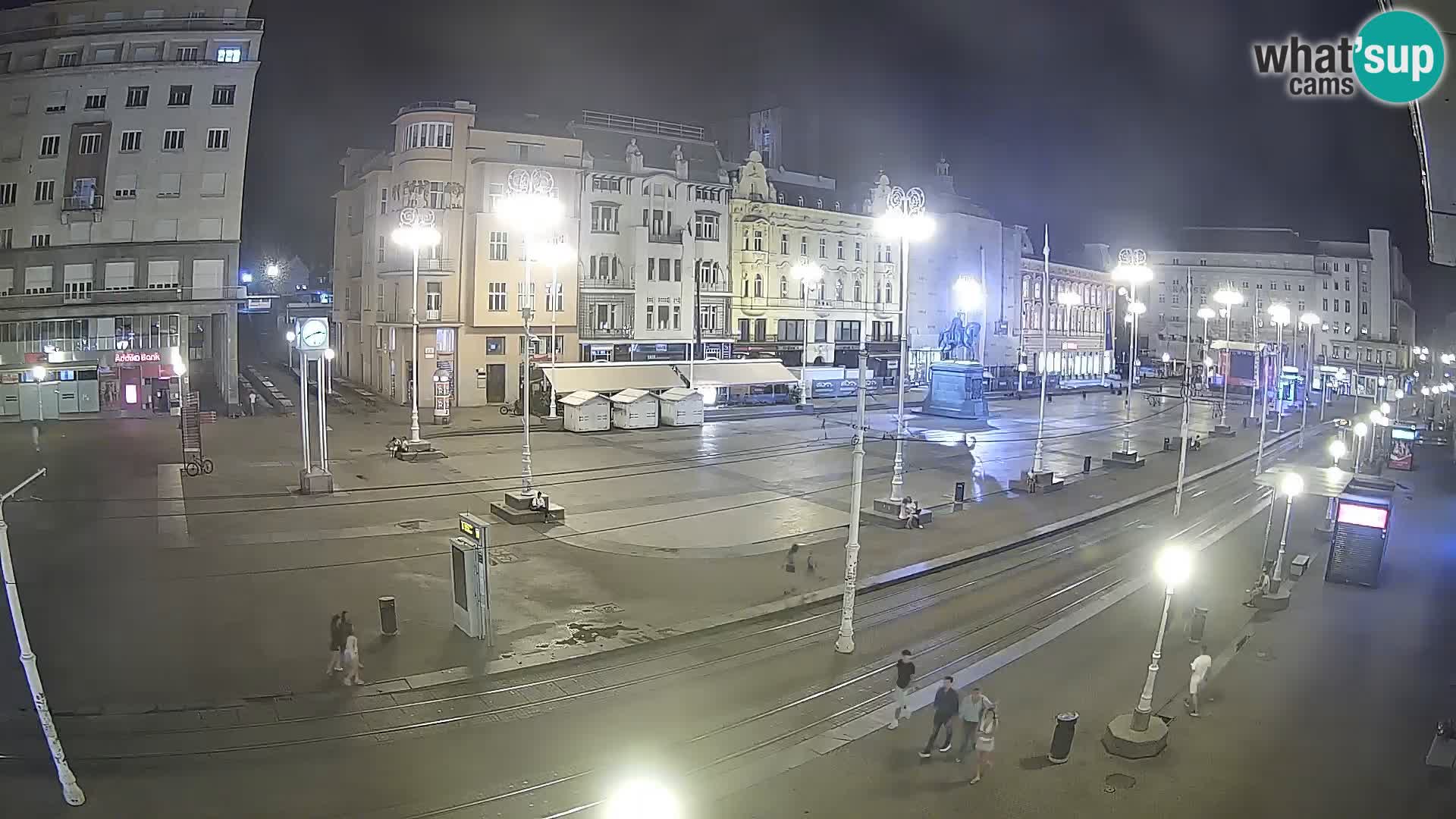 Zagreb webcam Ban Jelacica Platz | Kroatien