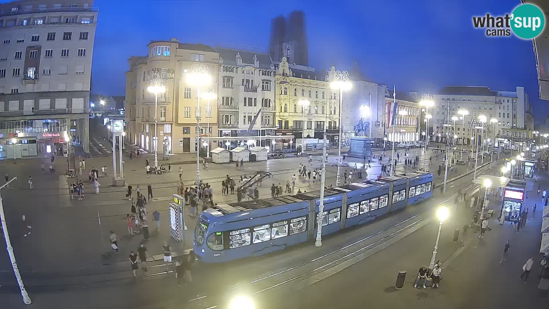 Live Cam Zagreb Ban Jelačić place | Croatie