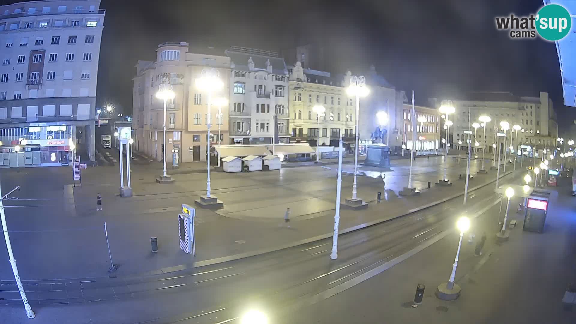 Live Cam Zagreb Ban Jelačić place | Croatie