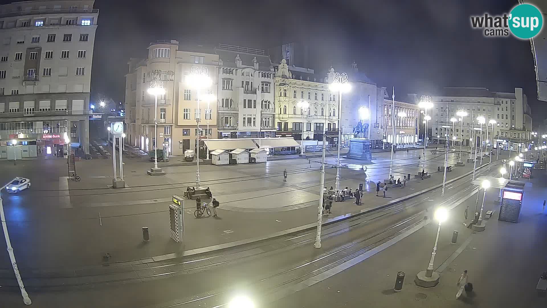Live Cam Zagreb Ban Jelačić place | Croatie